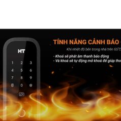 Khóa Hyundai TDL-A3001FK phát ra âm thanh báo động khi phát hiện nguy hiểm.