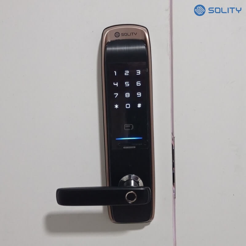 Solity GM-6000BK có tốt không? Những tính năng nổi bật Hình ảnh mô tả các tính năng cao cấp của khóa vân tay Solity GM-6000BK.