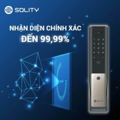 Khóa cửa điện tử khuôn mặt Solity GP-6000BAK 10 Hình ảnh khóa cửa điện tử Solity GP-6000BAK lắp đặt tại căn hộ cao cấp, tăng tính thẩm mỹ và an toàn.