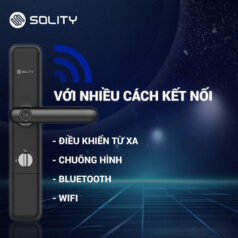 Khóa cửa điện tử vân tay Solity GM-1000BK 10 Phân phối khóa cửa điện tử Solity GM-1000BK chính hãng, bảo hành 24 tháng.