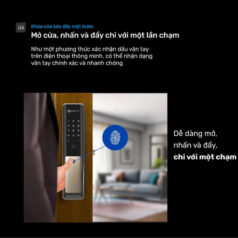 Khóa cửa điện tử vân tay Solity GP-6000BK 10 Tính năng mở khóa bằng vân tay, mã số, thẻ từ của Solity GP-6000BK.