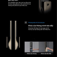 Khóa cửa điện tử vân tay Solity GP-6000BK 13 Bảng giá khóa Solity GP-6000BK chính hãng, cập nhật mới nhất.