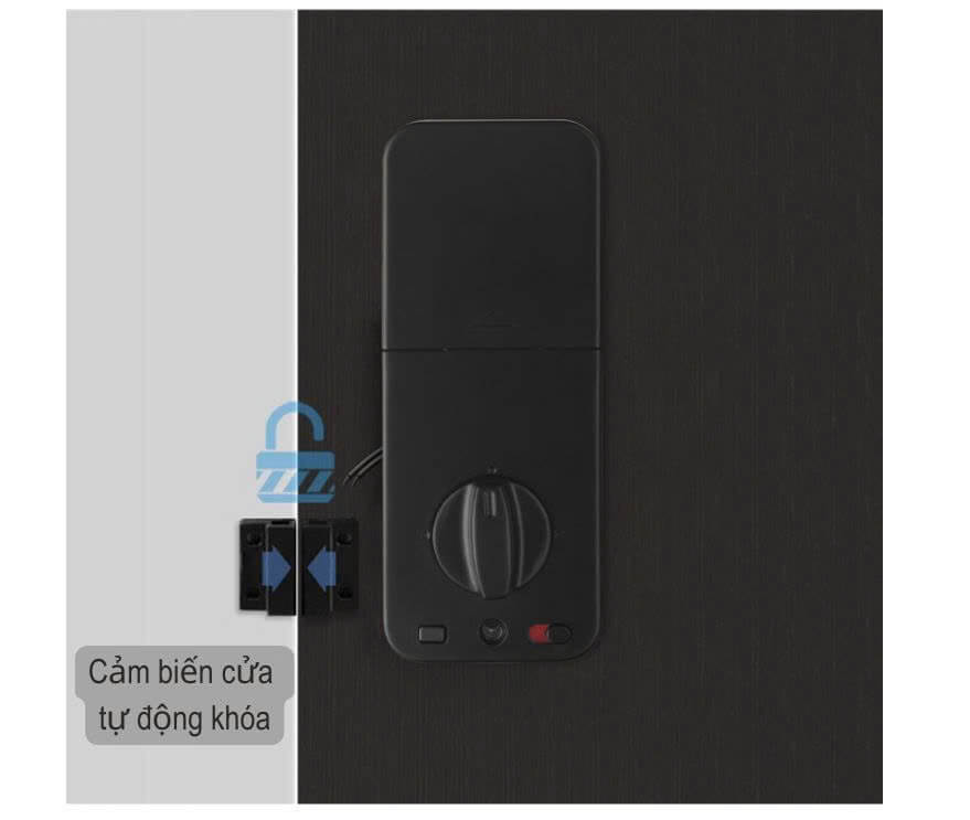 Khóa DSmart DB01T - Chất Liệu Thép Hợp Kim và ABS Cao Cấp Hình ảnh khóa DSmart DB01T làm từ thép hợp kim và ABS, bền bỉ và chắc chắn