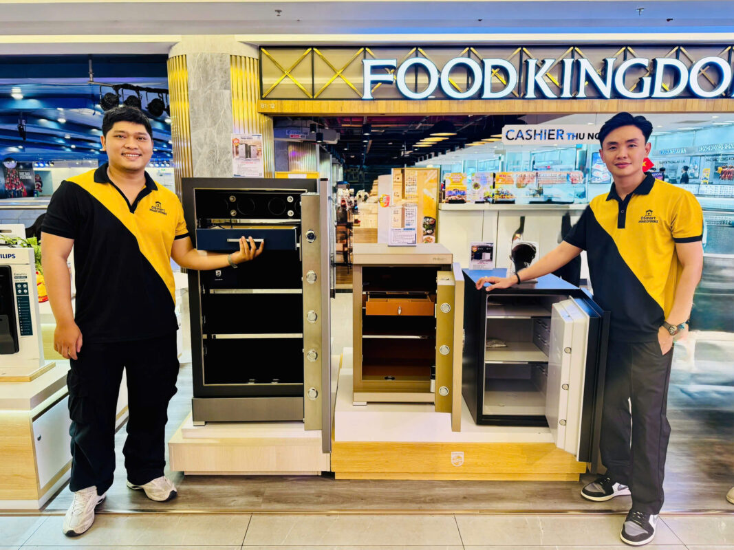 Trải nghiệm khóa thông minh Philips tại Landmark 81 6 Két sắt vân tay Philips SBX701 với thiết kế hiện đại và bảo mật cao