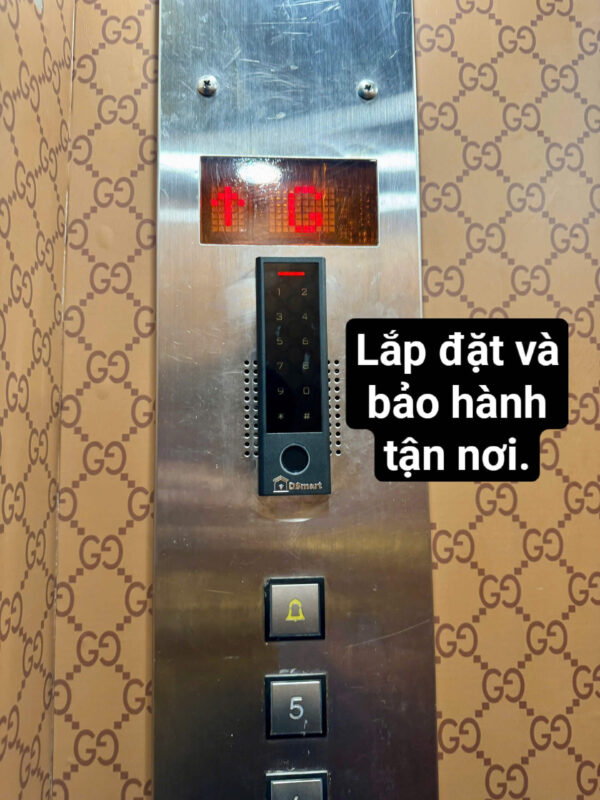 Lắp Đặt Đầu Đọc Vân Tay DSmart DD38T Tại Quận 8 16 Ứng dụng TTLock quản lý kiểm soát thang máy bằng vân tay