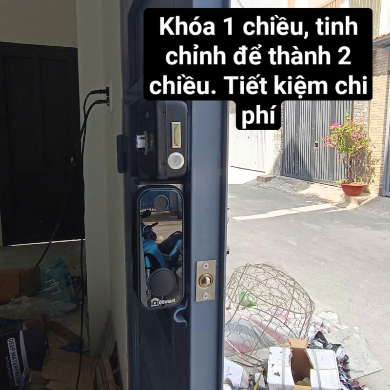 Lắp đặt khóa cổng 1 chiều DSmart 1C39T tại Quận Bình Thạnh 11 Tinh chỉnh khóa cổng DSmart 1C39T từ 1 chiều thành 2 chiều dễ dàng