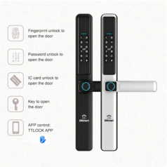 DSmart N52T – Khóa vân tay cửa nhôm chống nước ngoài trời 4 DSmart N52T Mở khóa nhanh bằng vân tay và mã số ảo chống nhìn lén
