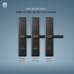 Hình ảnh khóa vân tay Philips 7300 chính hãng với thiết kế hiện đại và sang trọng.