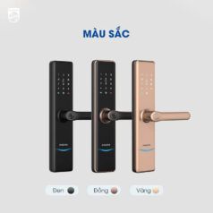 Philips 7300 hỗ trợ vân tay, mã PIN, thẻ từ, chìa cơ và ứng dụng di động.