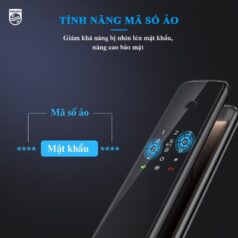 Khóa thông minh Philips 9300 màu vàng, mang lại vẻ đẹp tinh tế và sang trọng
