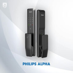 Bề mặt khóa Philips Alpha phủ IML chống xước và dễ vệ sinh