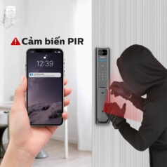 Cảm biến PIR trên khóa Philips Alpha V-5HWS phát hiện chuyển động và gửi cảnh báo tức thì