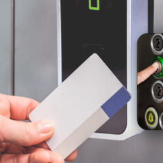 Thẻ từ 2 tần số 125Khz + 13.56Mhz sử dụng thang máy và khóa vân tay