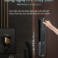 Cổng sạc dự phòng trên Philips 9300 đảm bảo hoạt động liên tục ngay cả khi hết pin