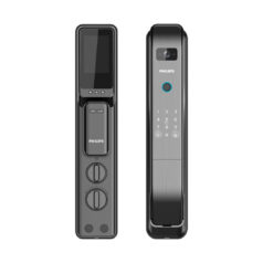 Trang chủ 298 Philips DDL303-VP hỗ trợ vân tay, mã số, thẻ từ và chìa cơ, đa dạng phương thức mở cửa.