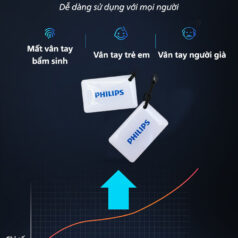 Người dùng thao tác mở khóa vân tay DDL609