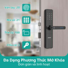 Ứng dụng quản lý khóa thông minh DDL609 trên điện thoại
