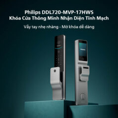 Khóa cửa vân tay Philips DDL720-MVP cao cấp thiết kế Push-Pull tiện lợi