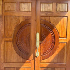 DSmart DS78T Khóa Vân Tay Đại Sảnh Mạ Vàng 24K 4 Khóa vân tay DS78T chịu nước, chống ẩm, chuyên dụng cho cửa chính biệt thự, villa ngoài trời