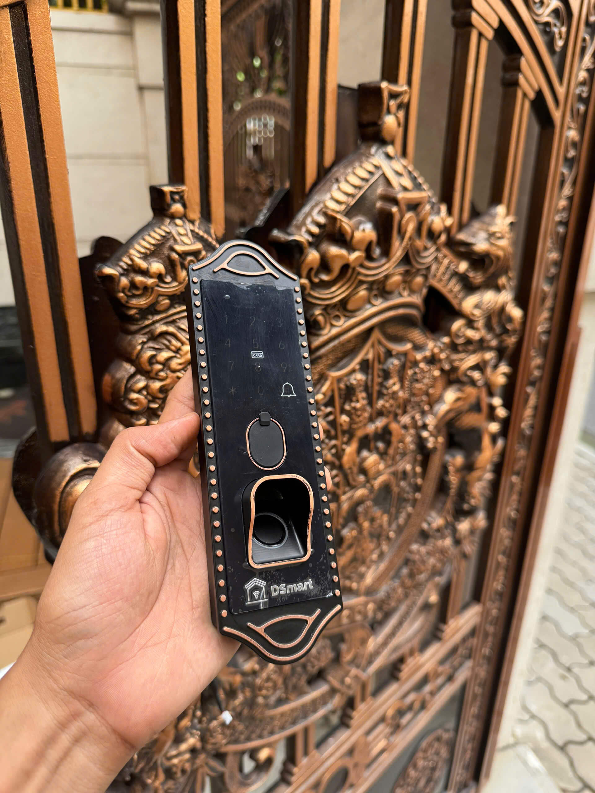 Khóa cửa cổng vân tay kiểm tra lịch sử mở khóa Khóa cửa cổng vân tay có app kiểm soát lịch sử