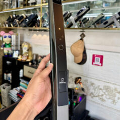 Khóa vân tay cửa nhôm Xingfa DSmart NX76T‑F, app TTLock, pin sạc, thiết kế mỏng và sang trọng