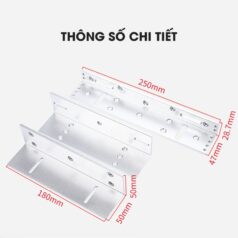 1 Bộ Pát ZL Khóa Điện Từ Nam Châm 6 pát ZL phụ kiện cửa chống cháy chịu lực 280kg