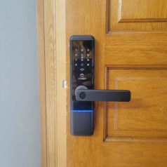 DSmart PN12T Khóa điện tử vân tay cửa gỗ 6 khóa điện tử bảo mật riêng tư DSmart PN12T