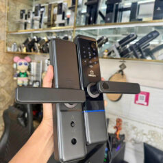 DSmart PN12T Khóa điện tử vân tay cửa gỗ 7 DSmart PN12T khóa điện tử 5 chức năng hiện đại