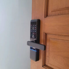 DSmart PN12T Khóa điện tử vân tay cửa gỗ 4 khóa điện tử thông minh cho cửa gỗ phòng ngủ