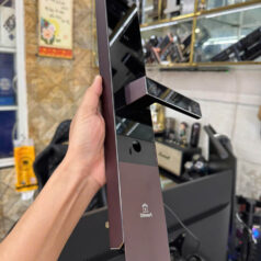 Khóa điện tử vân tay PLC02T nhôm CNC nguyên khối 10 Mặt kính cường lực khóa điện tử PLC02T sang trọng và bền màu