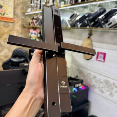 khóa điện tử cửa nhôm Xingfa NC22T đen chống nước pin lâu điều khiển qua app TTLock