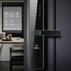 Trang chủ 135 Lắp khóa điện tử cửa gỗ căn hộ PLC01T tại Tân Bình, TP.HCM