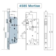 Ruột khóa 4585 ( Inox 304)