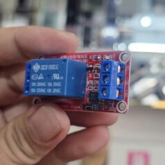 Relay NO NC 12v 10A đầu đọc khóa điện tử lắp thang máy , cửa cuốn 6 Module relay NO NC cho motor cửa cuốn