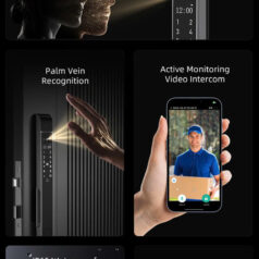 Khóa cửa nhôm FaceID chống nước ngoài trời DSmart NX30T-F